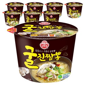 오뚜기 굴진짬뽕 용기 110g, 8개