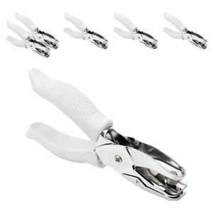 DIY 이지퀵 펀칭기 8mm, 화이트, 6개
