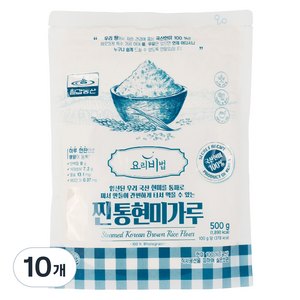 칠갑농산 찐 통현미가루, 10개, 500g