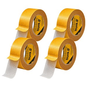 신일테이프 강력 양면테이프 메쉬타입 30mm x 20m, 투명, 4개