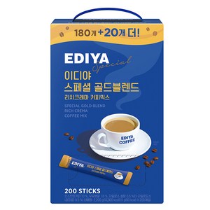 이디야 스페셜 골드블렌드 커피믹스, 11g, 200개입, 1개