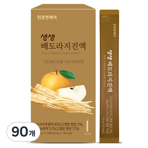 천호엔케어 약도라지 생 도라지와 배 생생 배도라지진액, 15ml, 90개