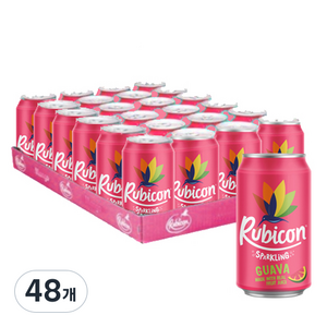 rubicon 구아바 탄산음료, 48개, 330ml