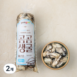 곰곰 생굴, 500g, 2개