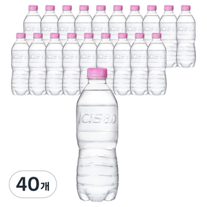 아이시스 8.0 초경량 페트 생수 무라벨, 500ml, 40개