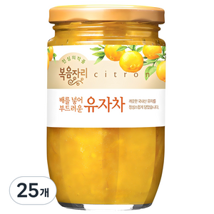 복음자리 배를 넣어 부드러운 유자차, 480g, 1개입, 25개