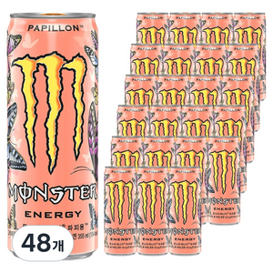 몬스터에너지 드링크 파피용, 355ml, 48개