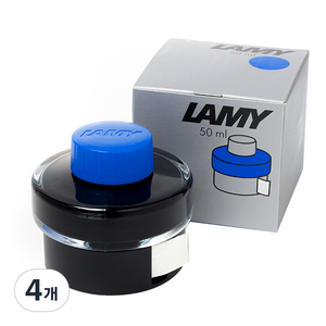 LAMY 병잉크 T52 50ml, 청색, 4개