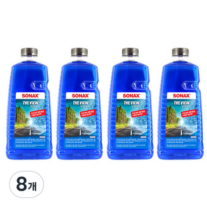 소낙스 자동차용 워셔액 더 뷰, 2L, 8개
