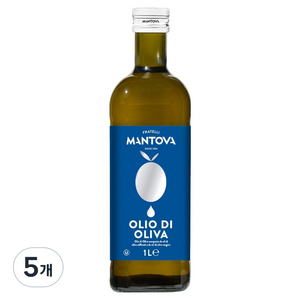 만토바 퓨어 올리브오일, 5개, 1L