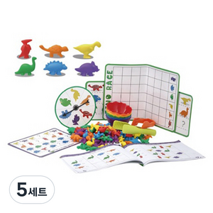 캐스비 튼튼 창의놀이 공룡수세기 세트, 5세트