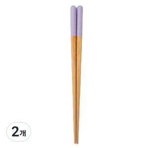야마치쿠 유아용 강코 키즈 대나무 젓가락 18cm, 라벤더, 단품, 2개