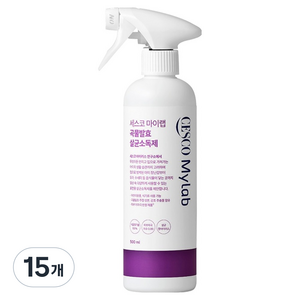 세스코마이랩 곡물발효 살균소독제, 500ml, 15개