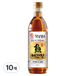 햇살담은 어간장, 830ml, 10개