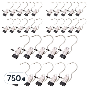 마샤투 논슬립 외집게 바지 치마걸이, 블랙, 750개