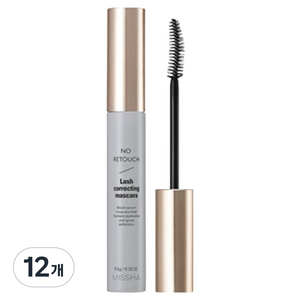미샤 노리터치 보정 카라 9.5g, 블랙, 12개