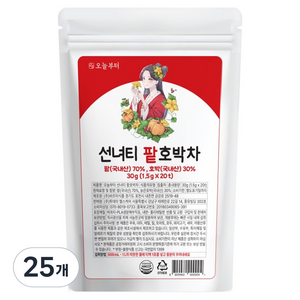 오늘부터 선녀티 팥호박차, 1.5g, 20개입, 25개