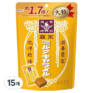 모리나가 밀크 카라멜, 132g, 15개
