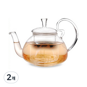 벨르디자인 램프 유리필터 티포트 티팟, 400ml, 2개