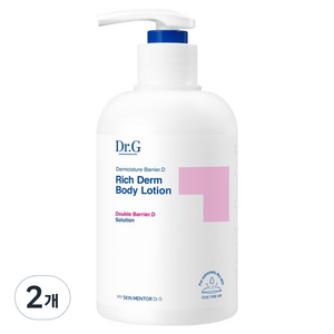 닥터지 더모이스처 배리어 D 리치덤 바디로션, 400ml, 2개