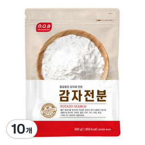 OQB 감자전분, 500g, 10개