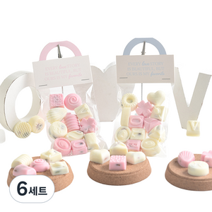 디유 러브커플 초콜릿 만들기 세트, 6세트, 6종