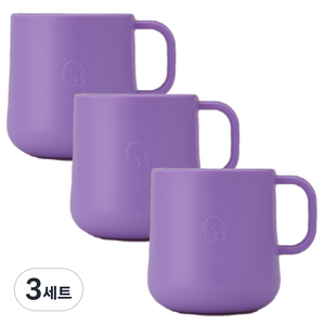 네스틱 유아컵 3p 세트, 퍼플, 3세트, 200ml