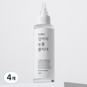 닥터블랭크 강아지 저자극 눈물 세정제, 100ml, 4개