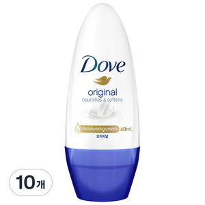 도브 오리지널 데오드란트 롤온, 40ml, 10개