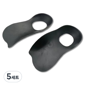 스카위즈 아치형 깔창 좌우 세트 블랙, 5세트