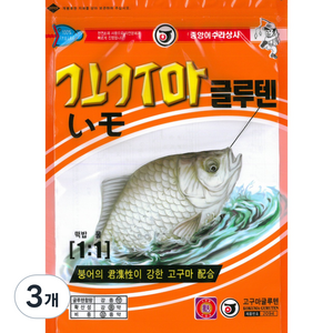 중앙어수라 고구마 글루텐, 3개, 250g
