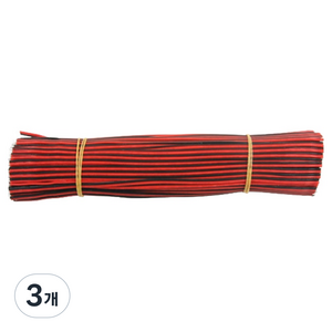컴스 점퍼 점퍼선 케이블 묶음 Black + Red 2선 20cm BB903 150p, 3개