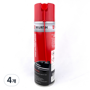뷔르트 실리콘 스프레이 윤활제, 500ml, 4개