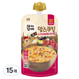 맘스쿠킹 소고기 라따뚜이 아가밥 15개월부터, 140g, 15개