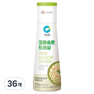 청정원 코울슬로 드레싱, 315g, 36개