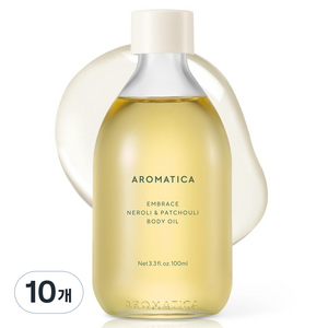 [비건뷰티] 아로마티카 임브레이스 바디오일 네롤리 & 패츌리향, 100ml, 10개