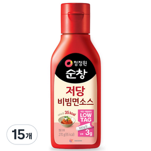 청정원순창 저당 비빔면소스, 270g, 15개