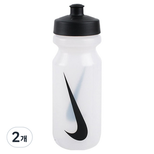 나이키 빅마우스 보틀 2 스포츠 물병 AC4413-968, 반투명 + 블랙, 2개, 640ml