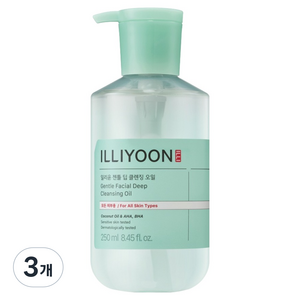 일리윤 젠틀 딥 클렌징 오일, 3개, 250ml