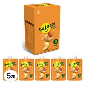CJ제일제당 밸런스밀 프로틴 쉐이크 견과 5p, 225g, 5개