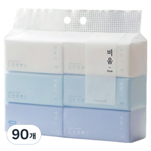 모닝글로리 비움 소프트 뽑아쓰는 키친타월, 90개, 100매