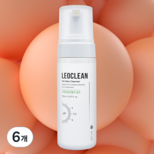 레오클린 남성 청결제, 150ml, 6개
