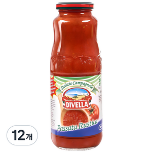 디벨라 토마토퓨레 루스티카, 680g, 12개