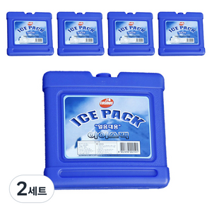 코스모스 하드케이스 아이스팩 1300ml, 5개, 2세트