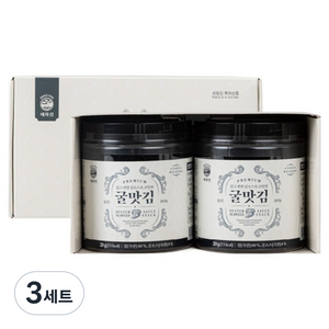 세화김 깊고 진한 굴소스로 코팅한 굴맛김 선물세트, 3세트