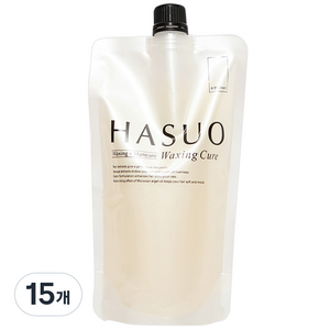하수오 헤어용 왁싱큐어 500g, 투명, 15개