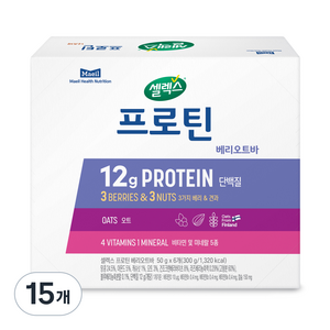 셀렉스 프로틴 베리오트바, 300g, 15개