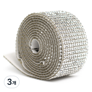 모나코올리브 DIY 큐빅 스티커 롤 12줄, 화이트, 3개