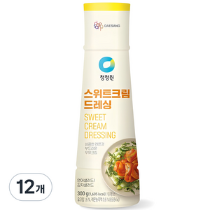 청정원 스위트크림, 300g, 12개