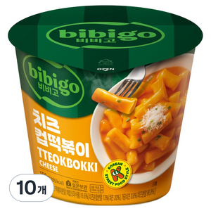 비비고 치즈 컵떡볶이, 108g, 10개